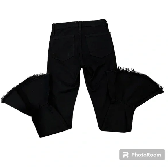 FRAME Le Skinny Jeanne Flounce Skinny Jeans Size 24 - Picture 3 of 7